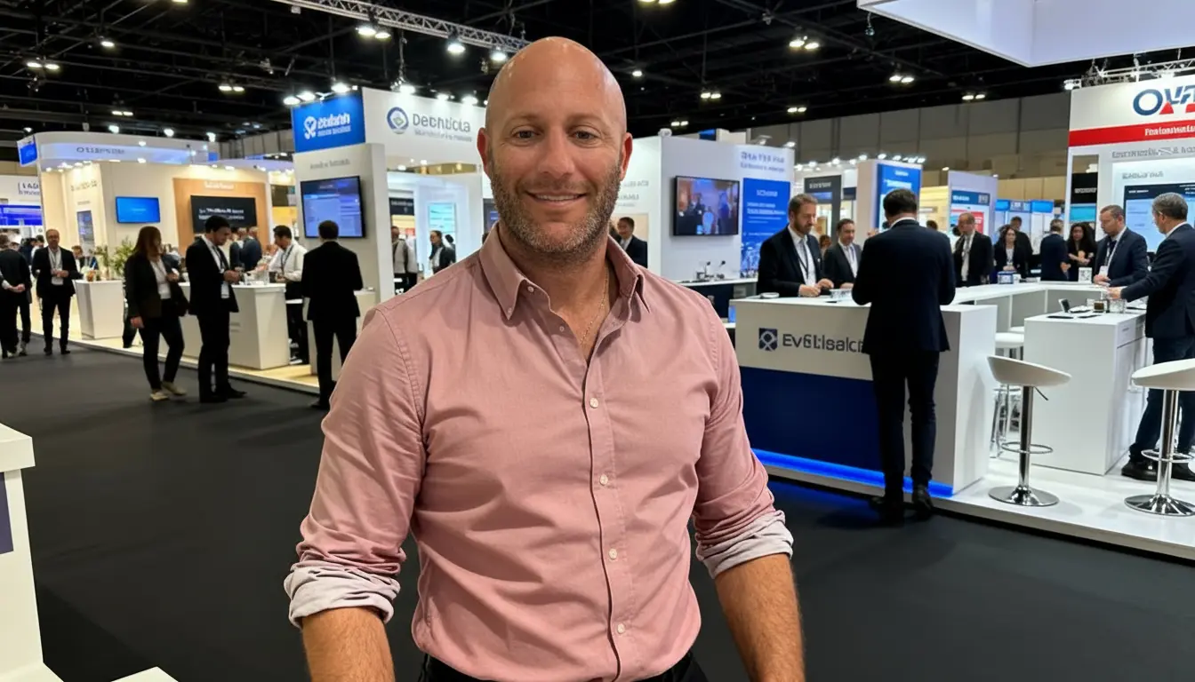 Nicolás Pablo Iemolo en tradeshow de Marketing